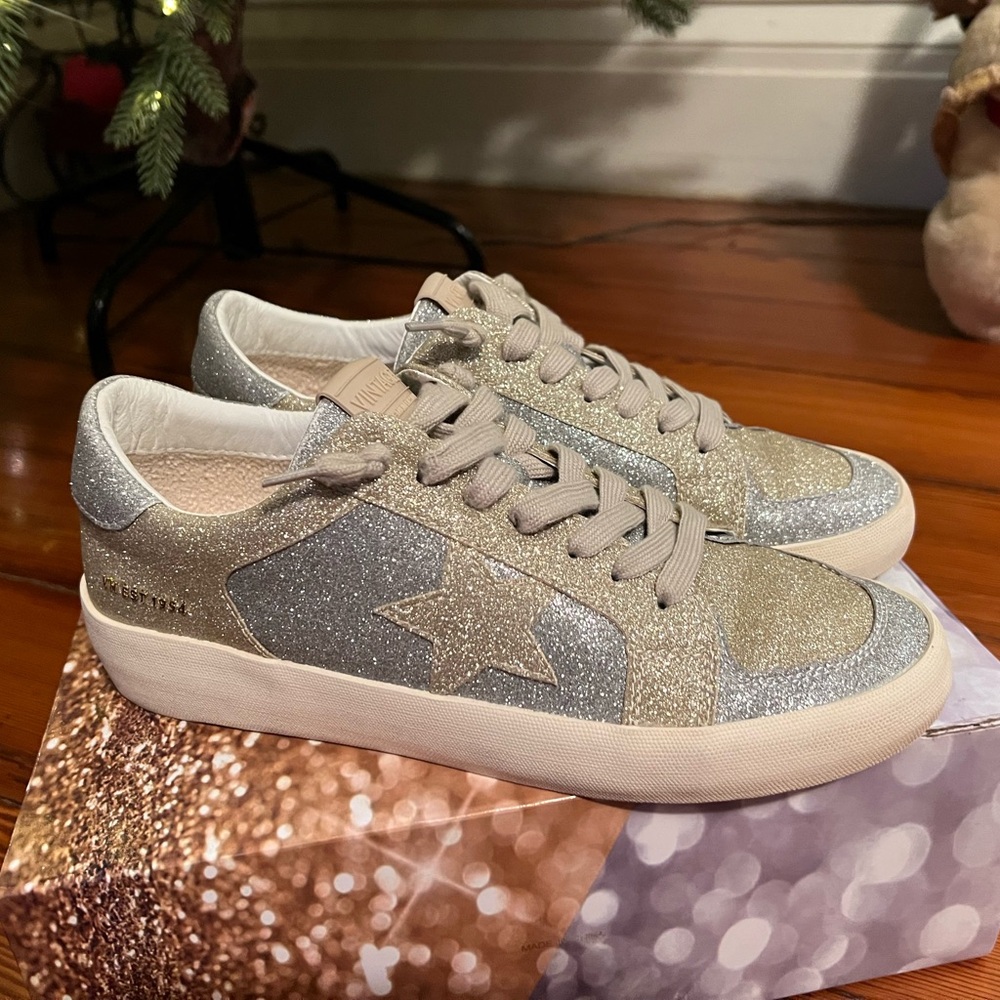 Vintage Havana Cara ombré glitter star sneakers